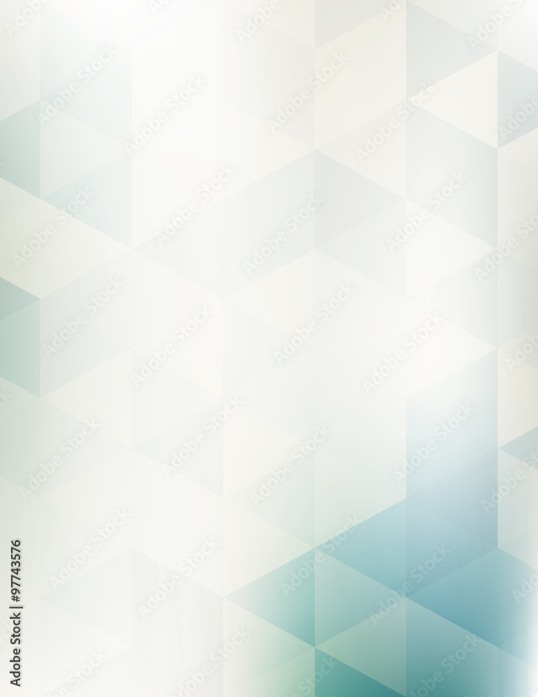Abstract pale geometric pattern with triangles. Subtle background