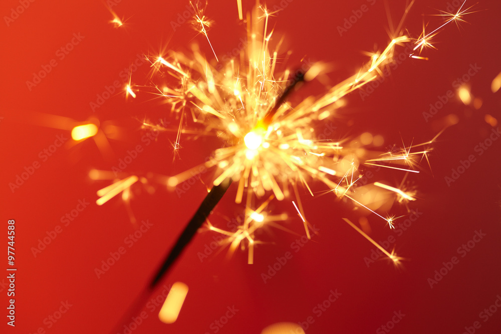 Obraz premium Christmas and newyear party sparkle