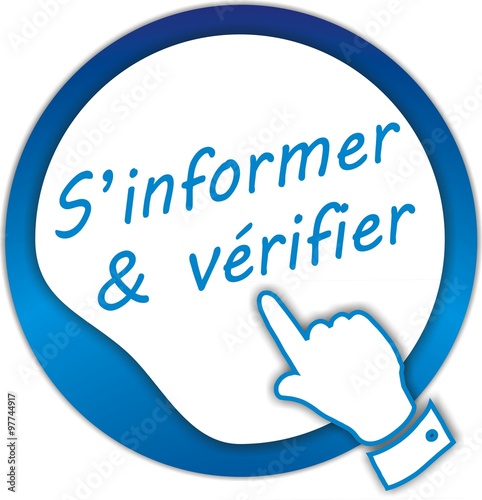 bouton s'informer & vérifier