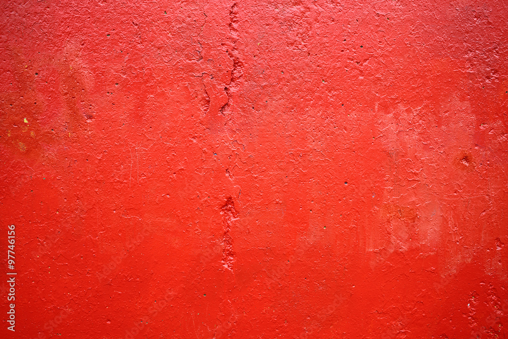 wall with a faded red paint color wall with a faded red paint color