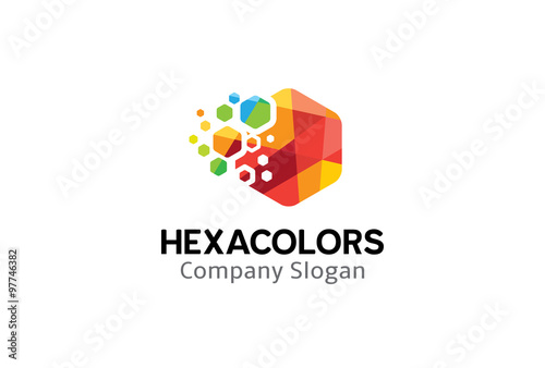 Free Download Hexa Colors Design Illustration - GFXLoad