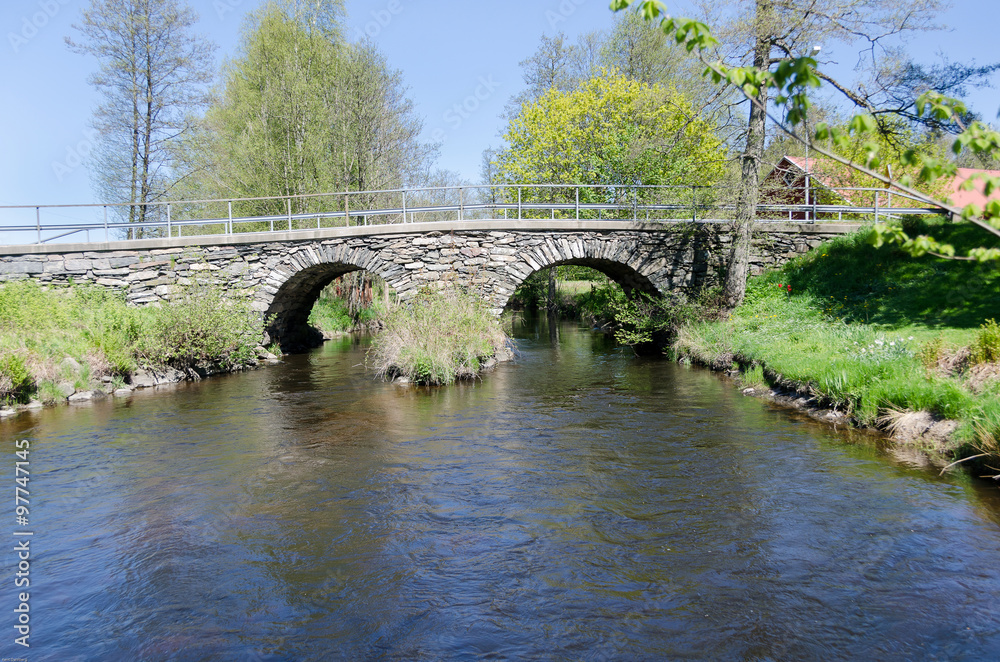 Fototapeta premium Old stonebridge