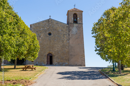 The Romanesque Saint Denis Church-Tourtour,France
