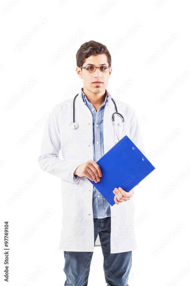 Young successful doctor, medical working in hospital Young successful doctor, medical working in hospital