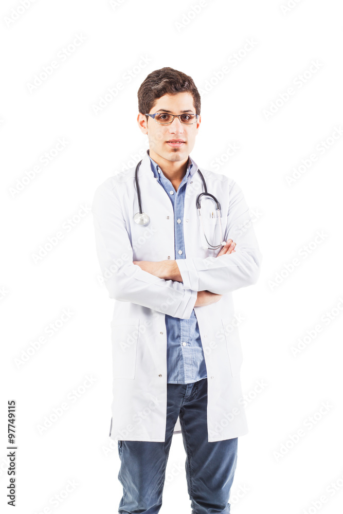 Young successful doctor, medical working in hospital Young successful doctor, medical working in hospital