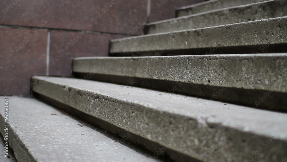 close up of man climbing the stairs close up of man climbing the stairs
