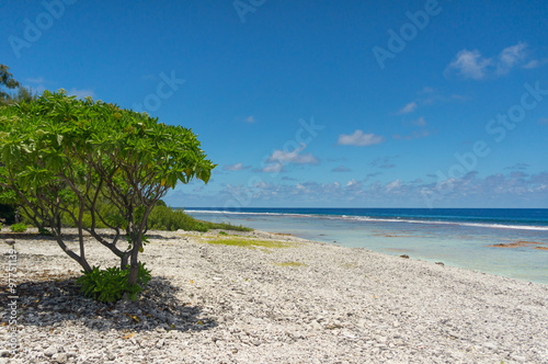 Paradise view of Rangiroa atoll, French Polynesia © MF