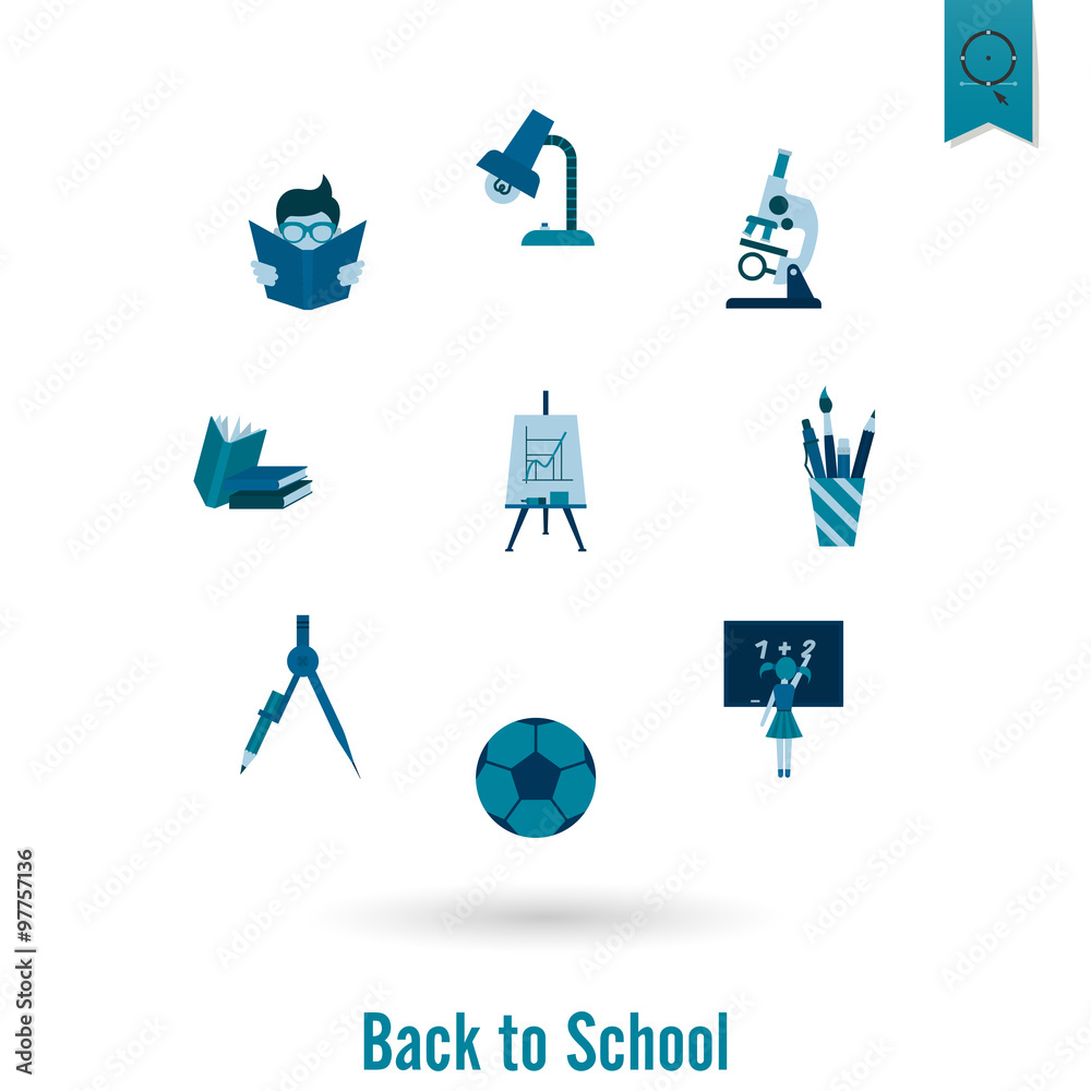School and Education Icons School and Education Icons