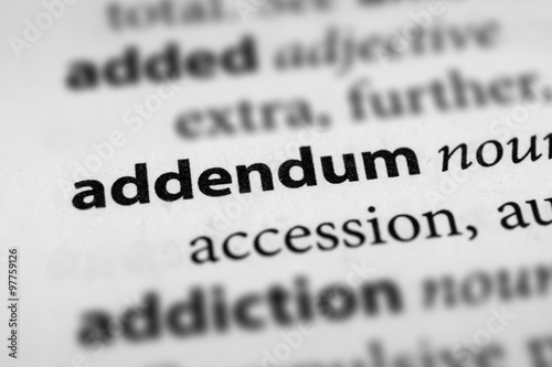Принти на полотні Addendum