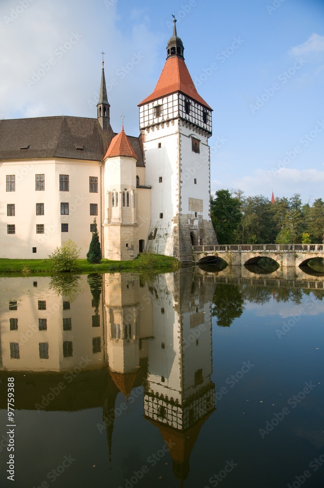 Castle Blatna in southern Bohemia, Czech republic.