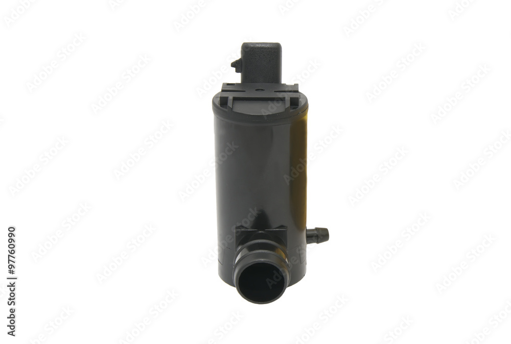 new car parts on a white background new car parts on a white background