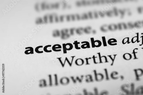 Acceptable