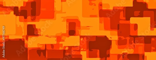 yellow red and brown painting abstract background