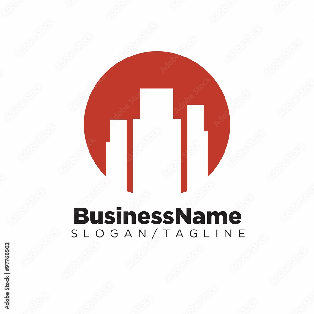building construction vector logo icon building construction vector logo icon