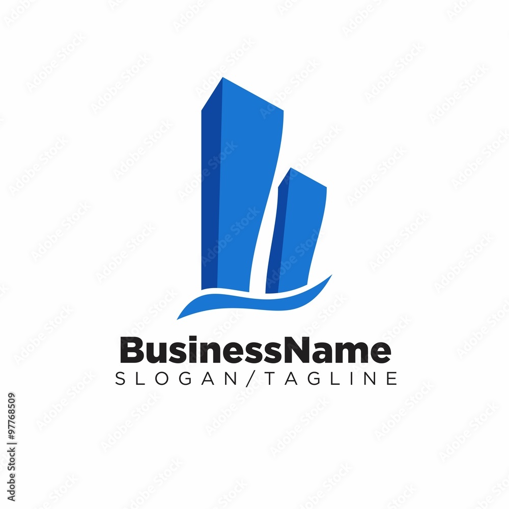 building construction vector logo icon building construction vector logo icon