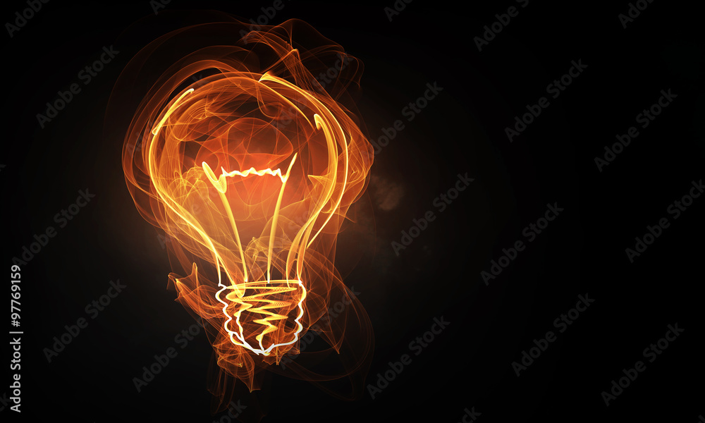Bright idea concept Bright idea concept
