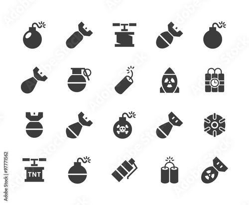 Bomb icons.