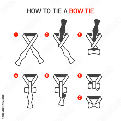 How to Tie a Bow Tie instructions