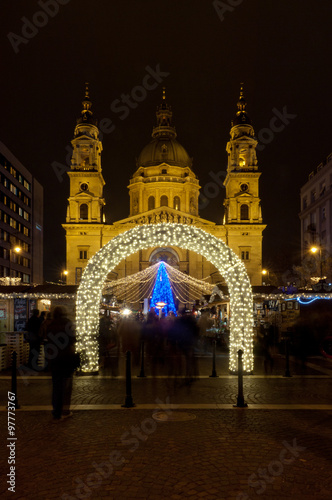 Christmas Market in front of St. Stephen's Basilica