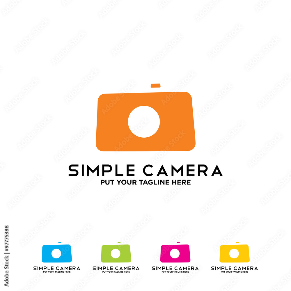 Simple Camera logo Icon Simple Camera logo Icon