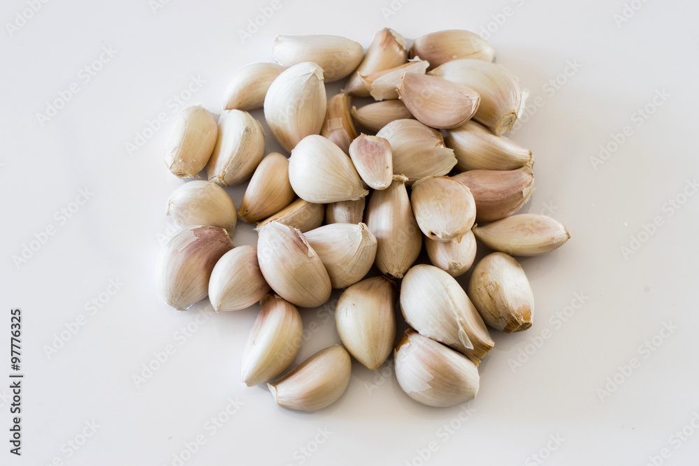 Garlic  isolated background