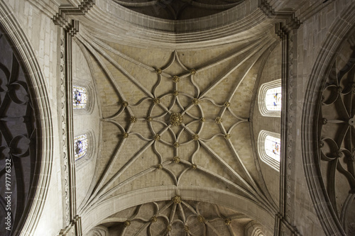 Canvas Print Interior of old church