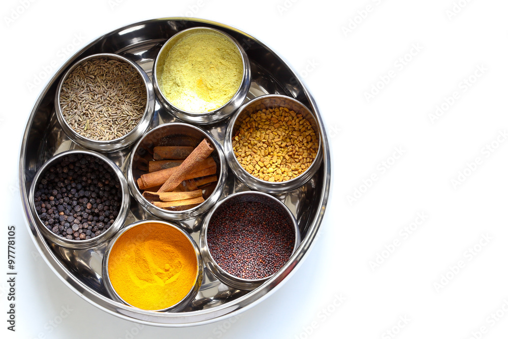Indian spices box