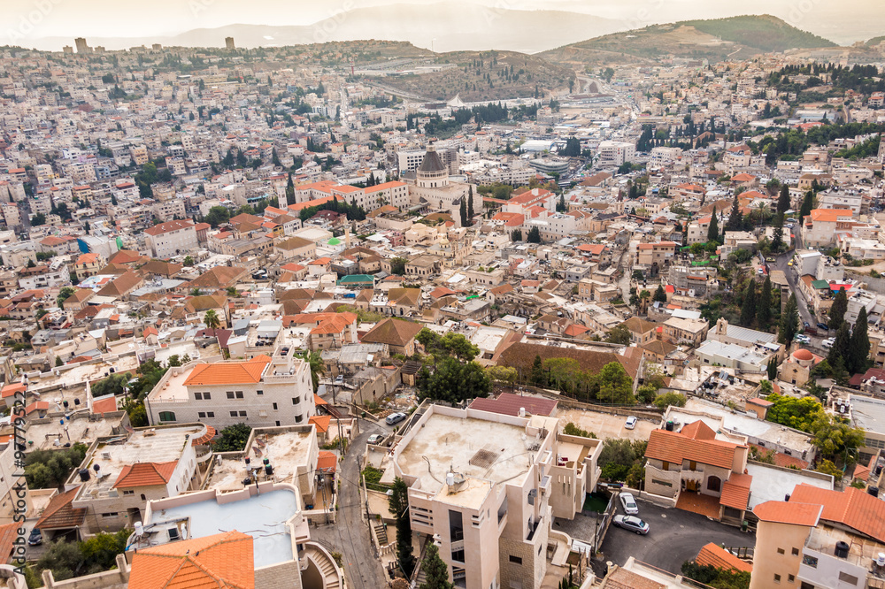 Panorama of Nazareth, Israel