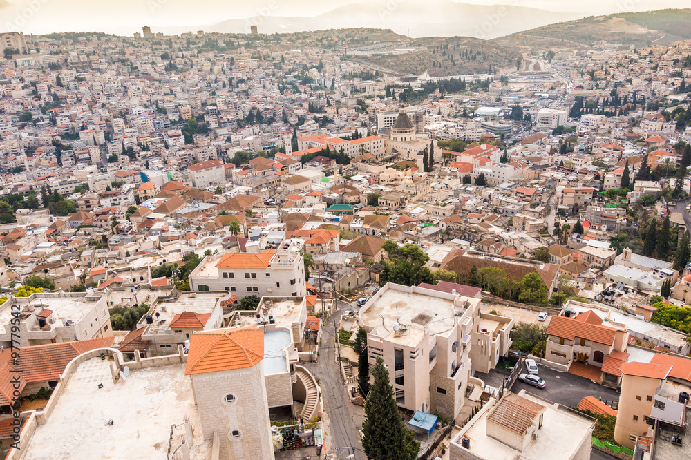 Panorama of Nazareth, Israel