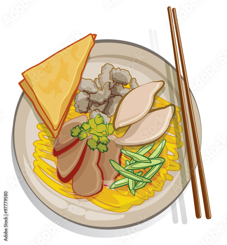 noodle vector