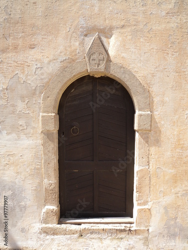 Holztür im Kloster Toplou © Jürgen Reitz