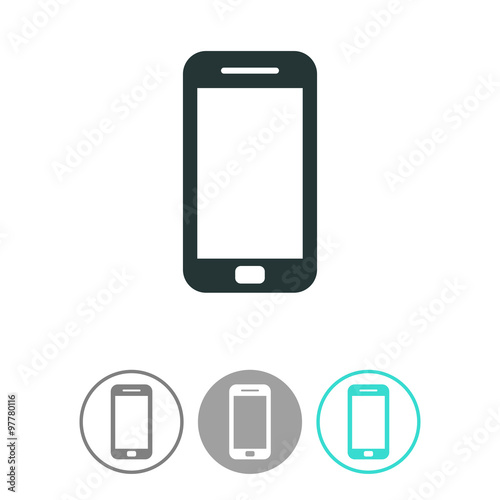 Smartphone vector icon.