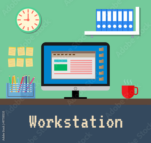The workstation office