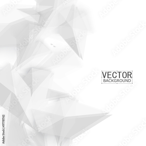 Vector background abstract polygon triangle. 