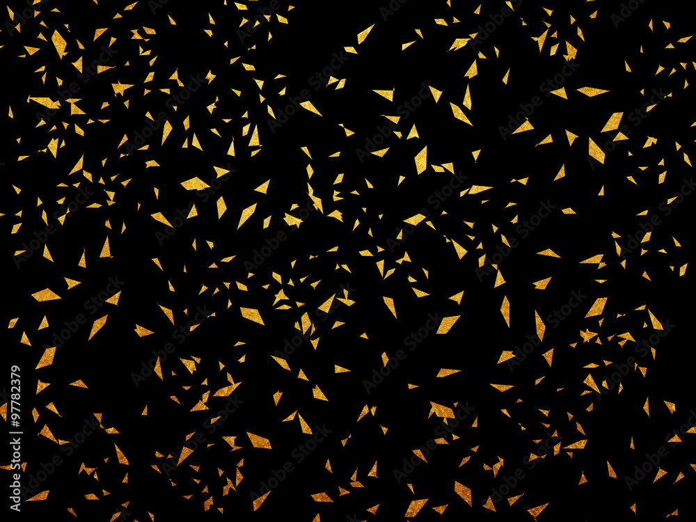 金 紙吹雪 Stock イラスト Adobe Stock