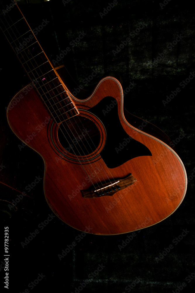 Acoustic guitar.