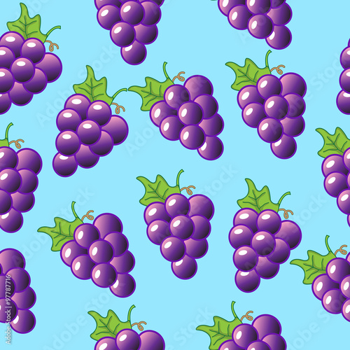 Grape seamless pattern