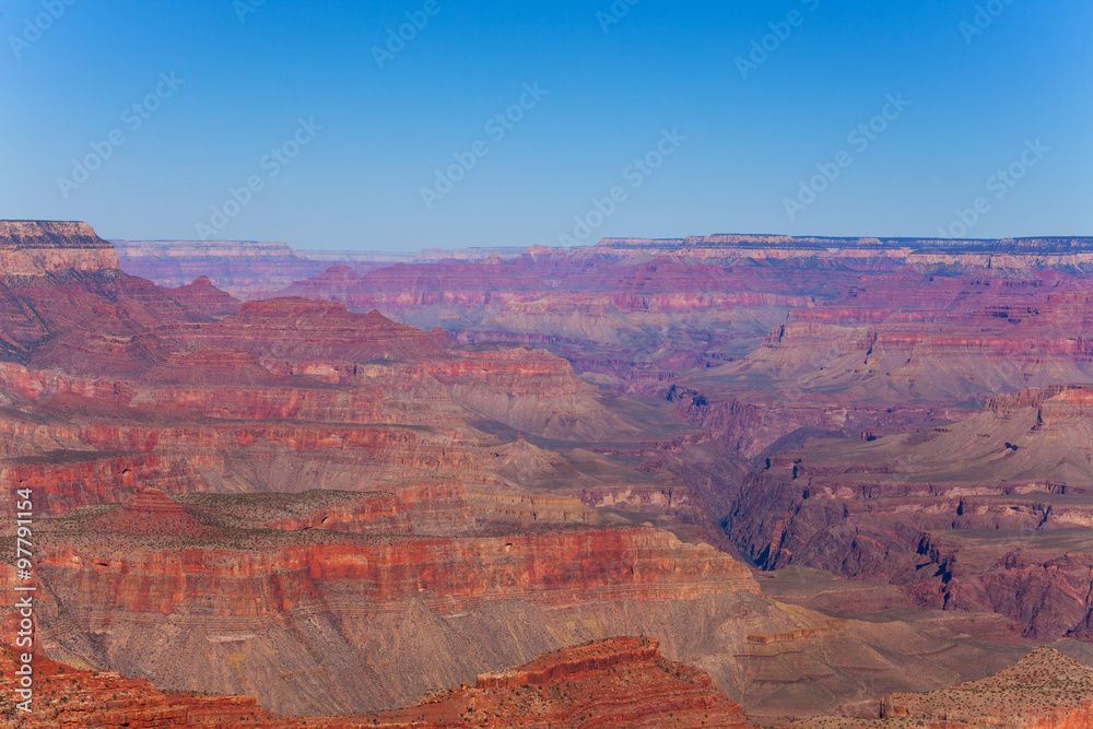 Scenic view of Grand Canyon perspective 