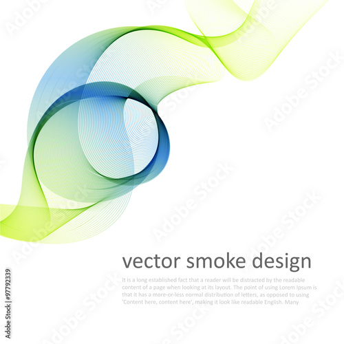 Abstract template color flyer