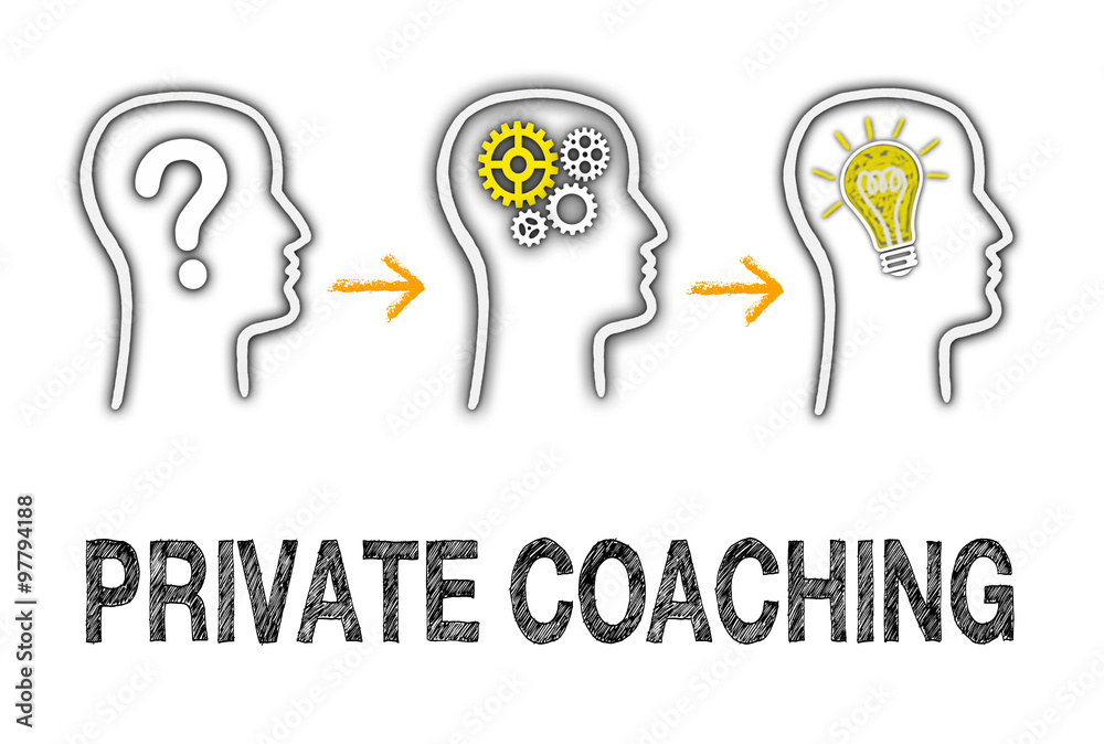 Private Coaching Business and Education Concept Private Coaching Business and Education Concept