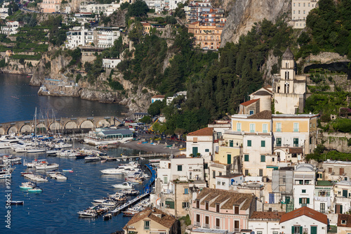 view of beautiful Amalfi © kanuman