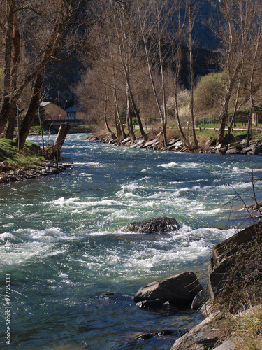 The La Noguera Pallaresa river.