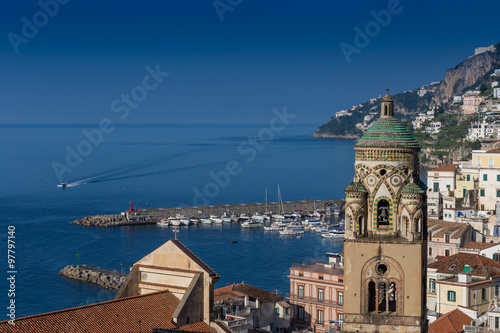 view of beautiful Amalfi