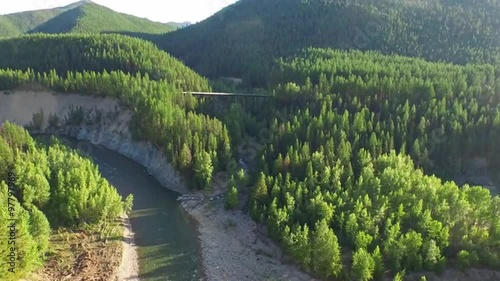 Aerial Montana Countryside
Aerial video of a forest and bridge outside of Glacier National Park photo