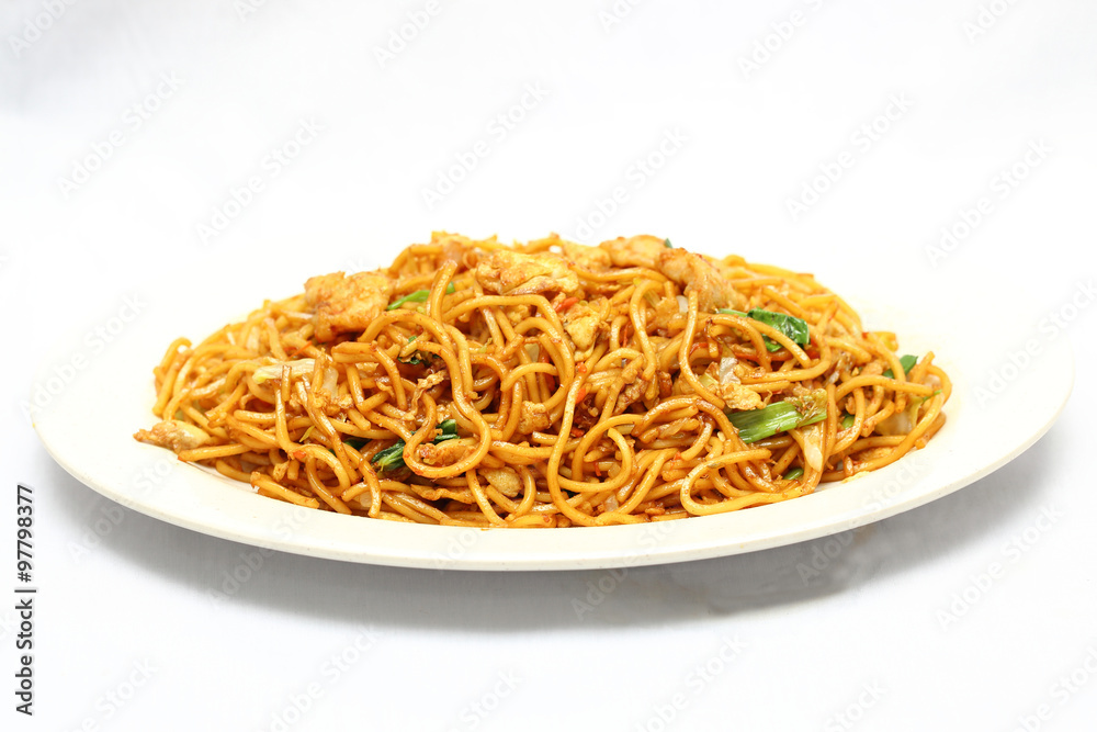 Stair Fried Noodles with chicken
