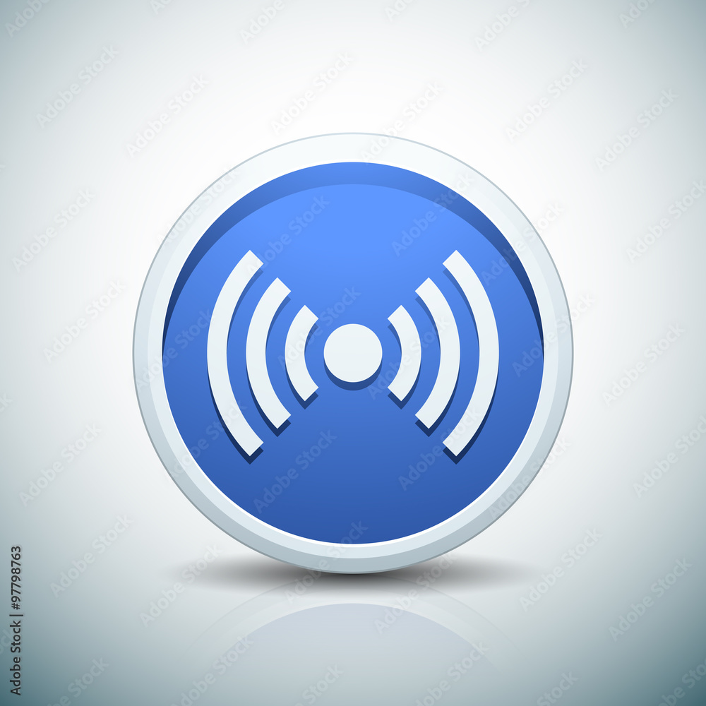 Wireless Connection button icon Wireless Connection button icon
