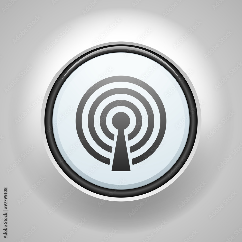 Wireless Connection button icon Wireless Connection button icon