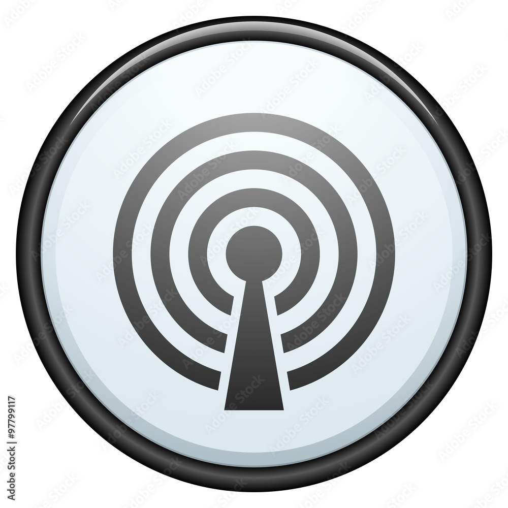 Wireless Connection button icon Wireless Connection button icon