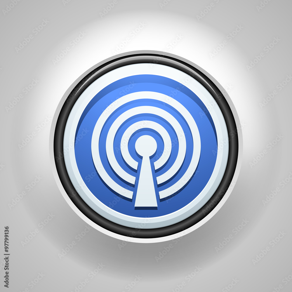 Wireless Connection button icon Wireless Connection button icon