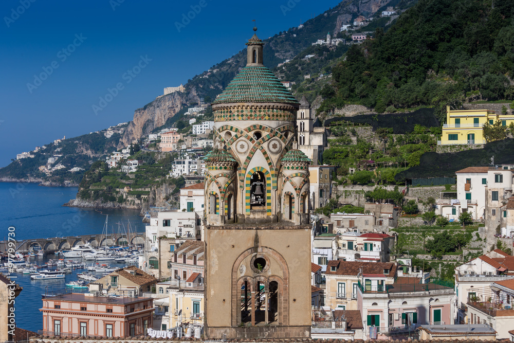view of beautiful Amalfi